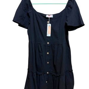 NWT C+D+M Black Dress